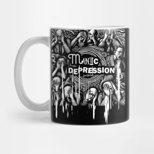 Jimi Hendrix's Manic Depression  tshirt mug, sticker, print, Mug